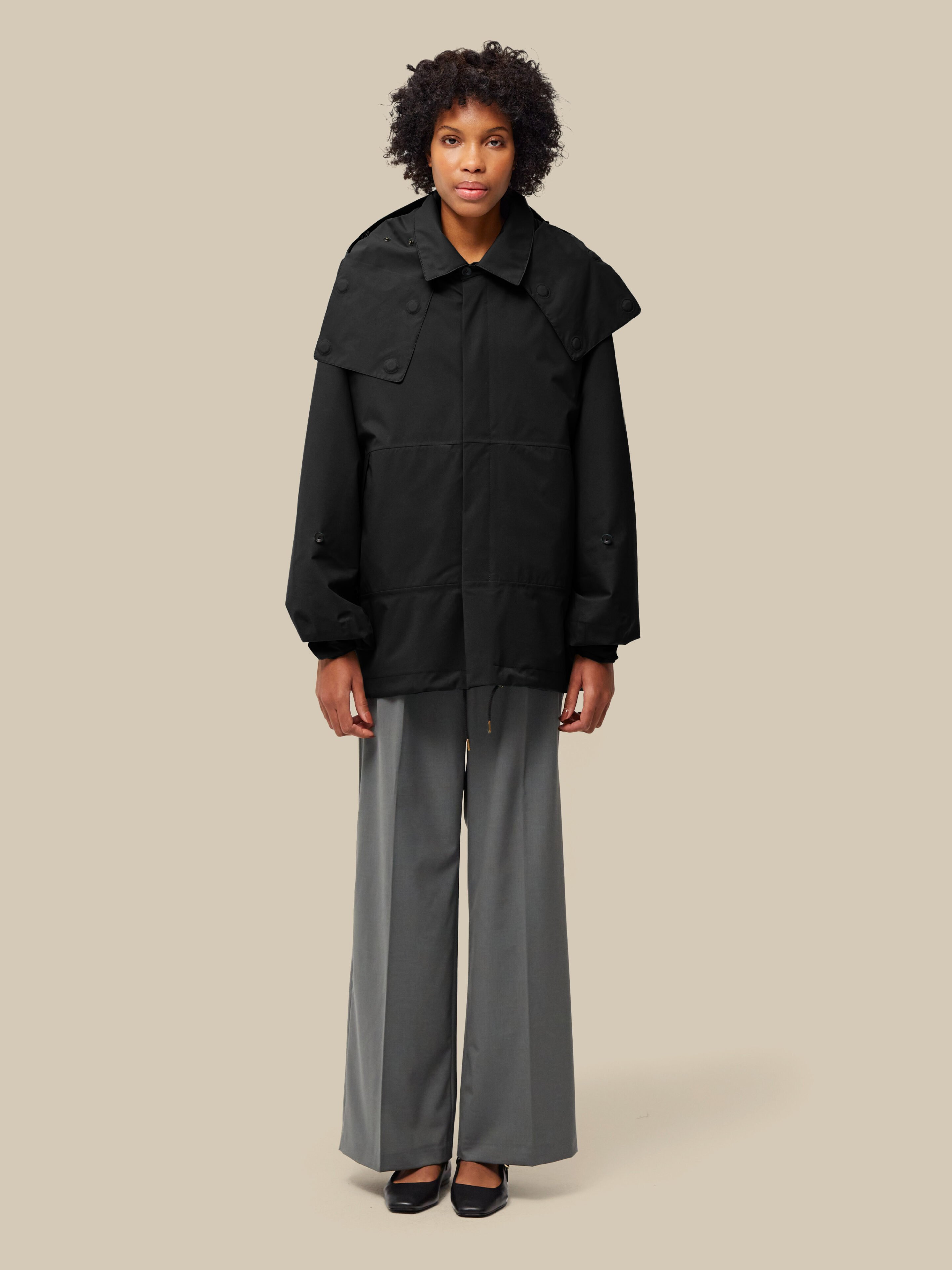 Harmattan Unisex Cropped / super-lightweight-black